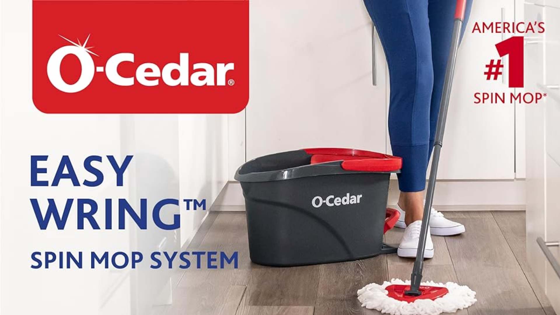 O-Cedar EasyWring Microfiber Spin Mop
